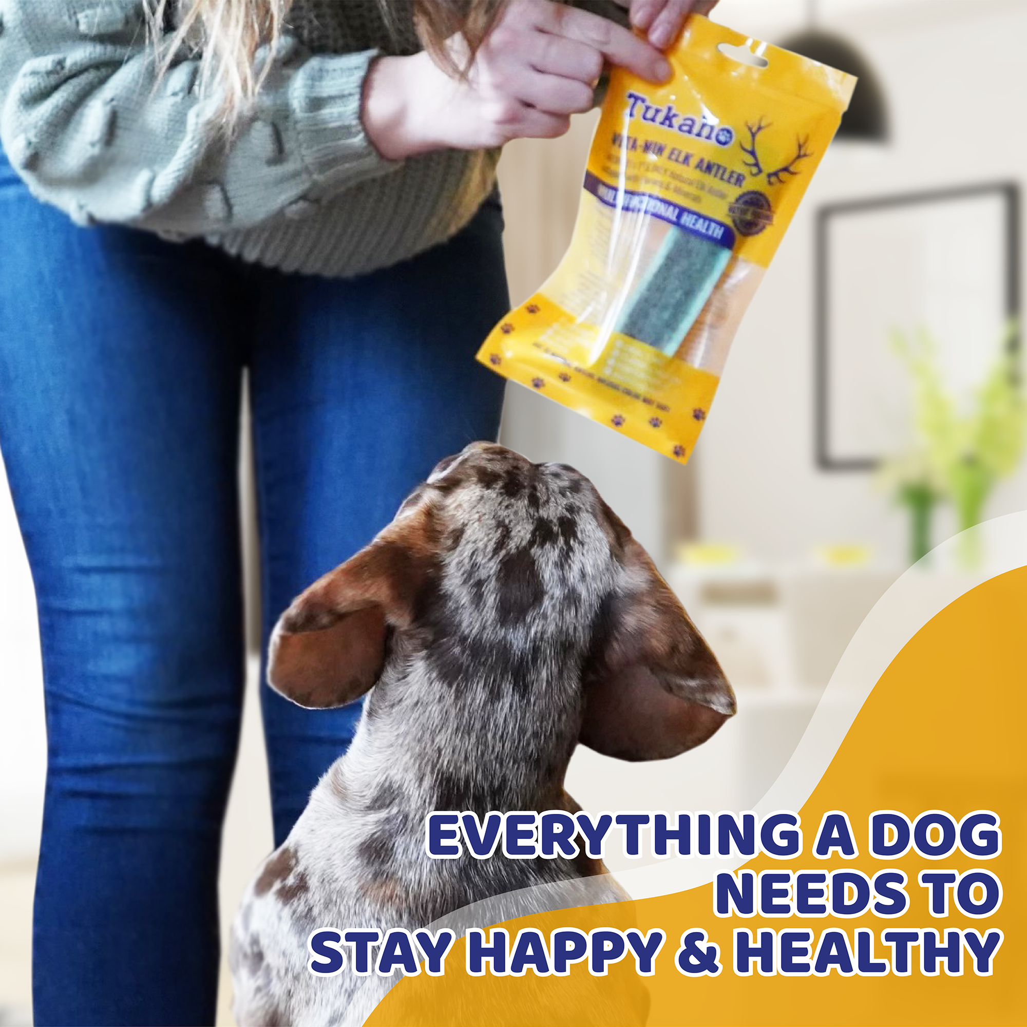 VitaMin Elk Antler - Your Dog Thinks It's a Treat. You'll Know It's So Much More.
