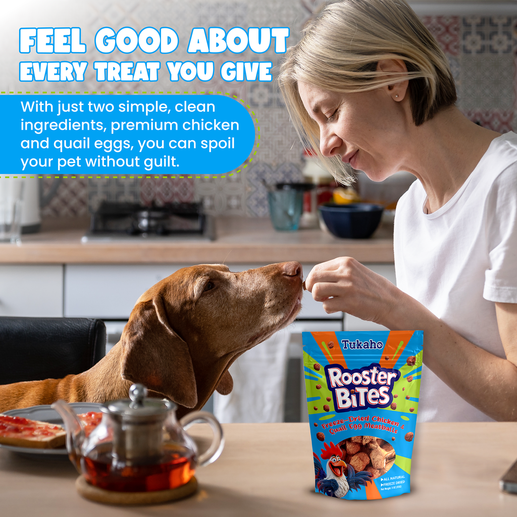 Rooster Bites Chicken & Quail Egg Treats