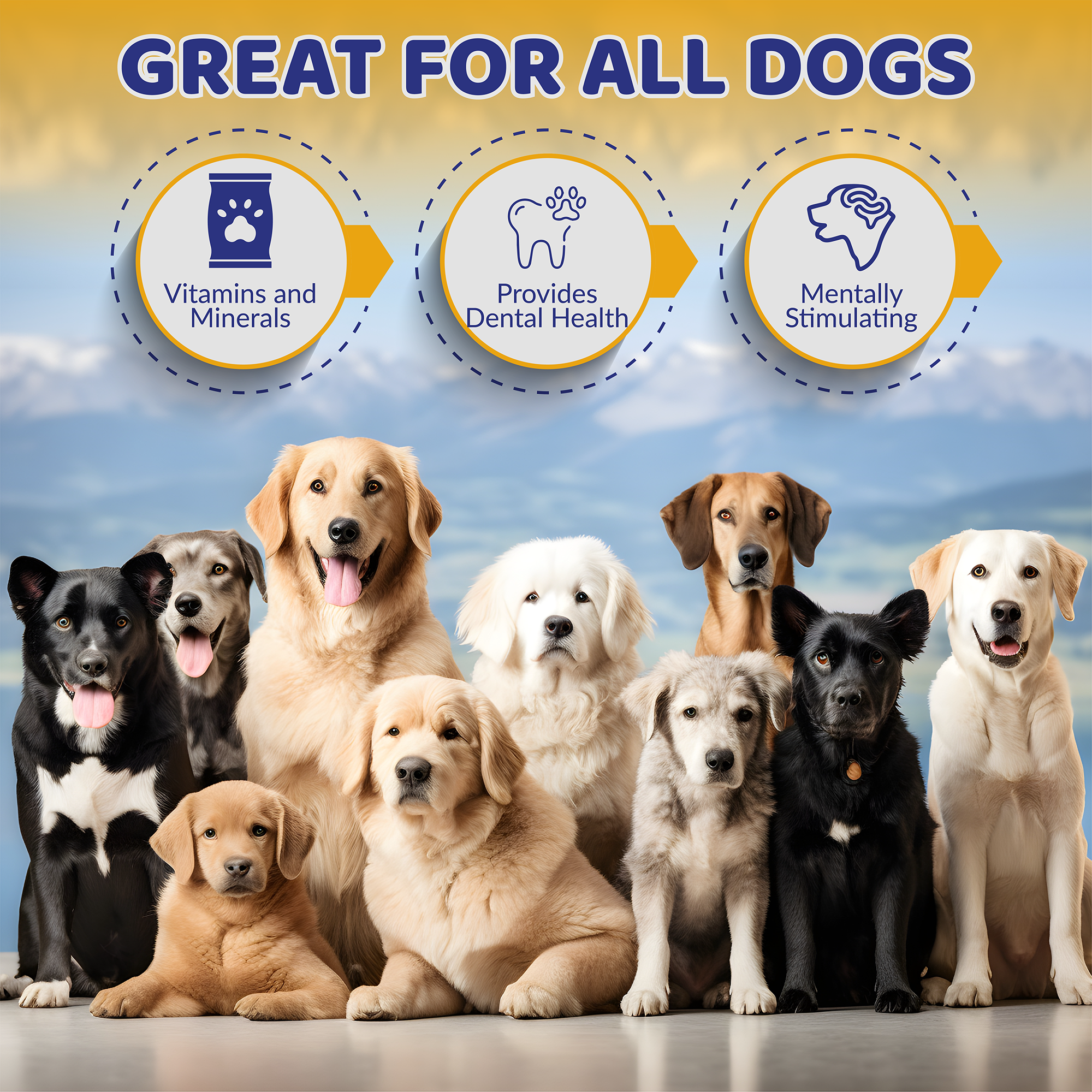 VitaMin Elk Antler - Your Dog Thinks It's a Treat. You'll Know It's So Much More.