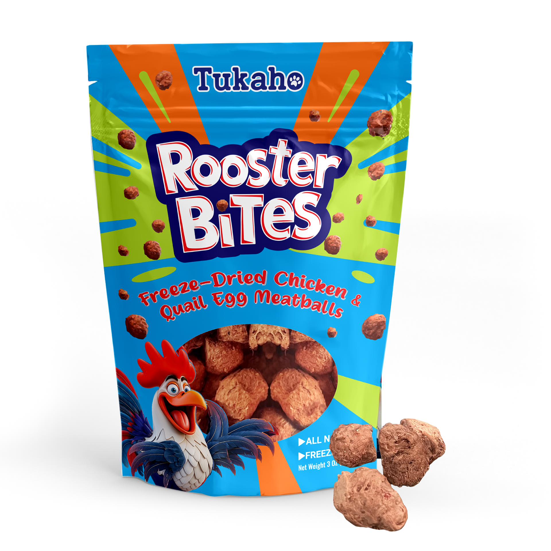 Rooster Bites Chicken & Quail Egg Treats