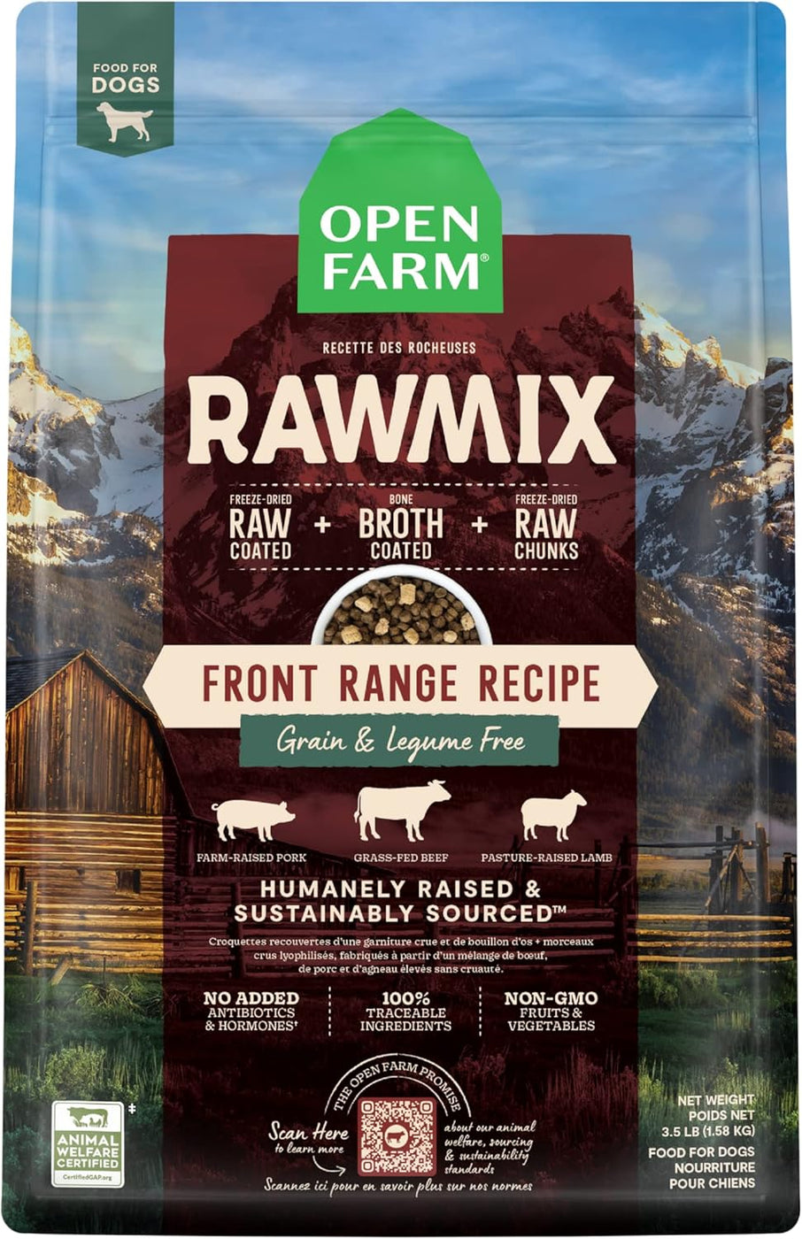 Open Farm, RawMix Grain-Free Dry Dog Food